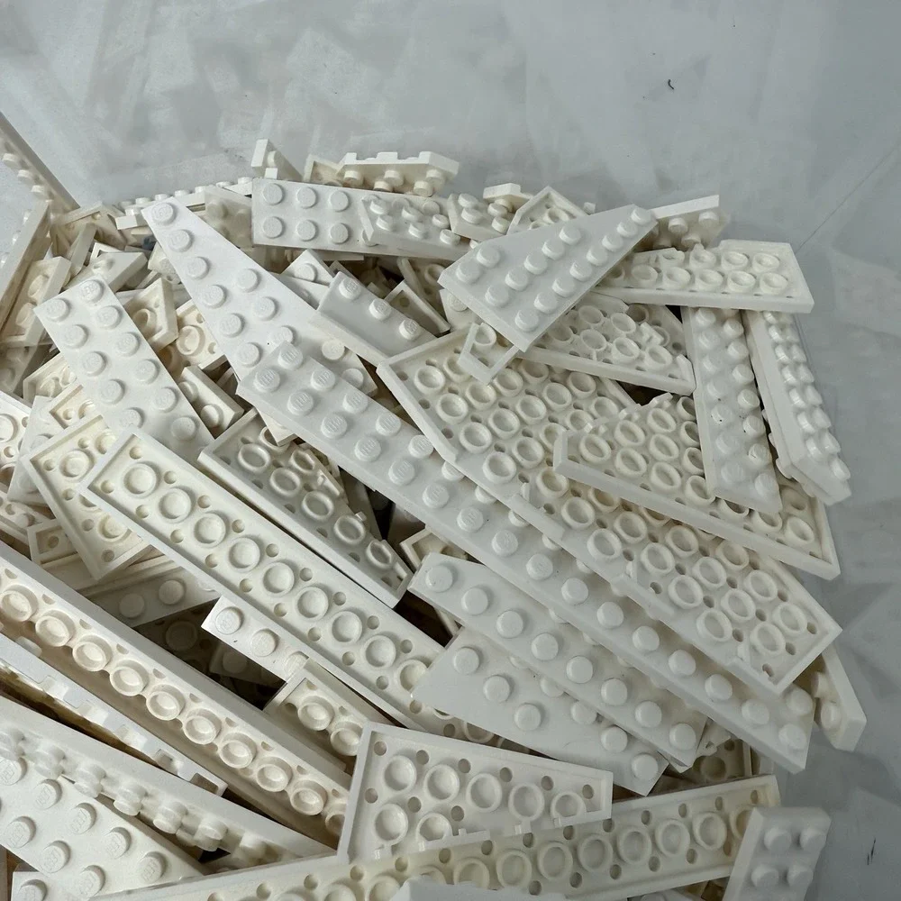 LEGO‎ White Plates & More  Bulk Lot – 2 Lb 1.1oz  Bag Sorted by Color
